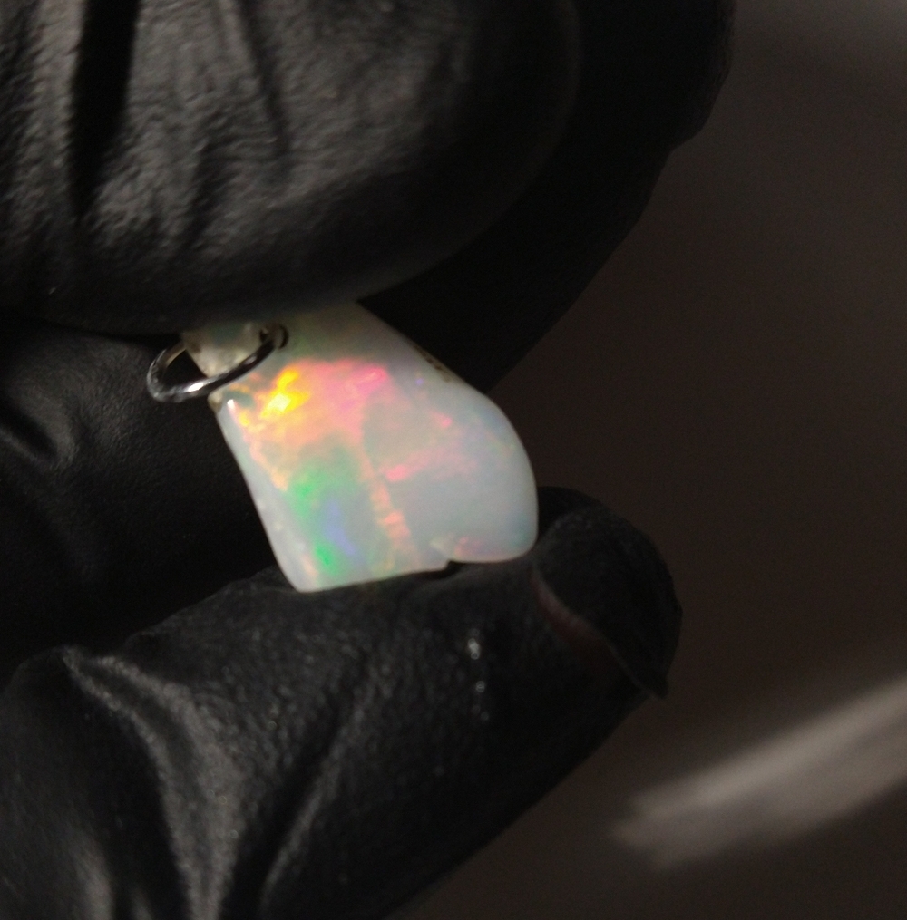 Nice Natural Polished Opal Pendant